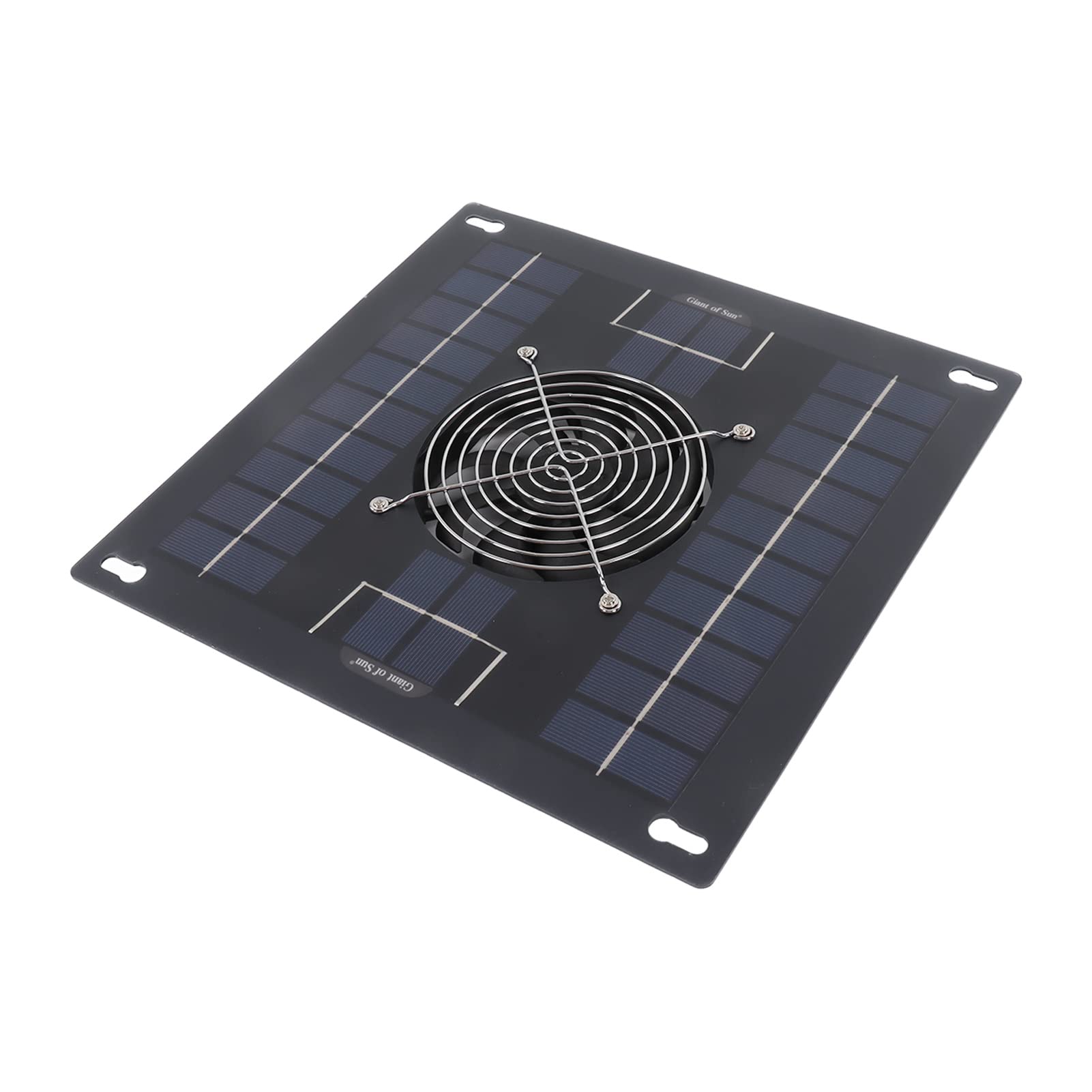 Qcwwy Set di Ventole di Scarico a Pannello Monocristallino Ad Energia Solare per Serre, Capannoni, Pollai, Ventola Solare a Basso Rumore per Raffreddamento e Ventilazione, Ventola a
