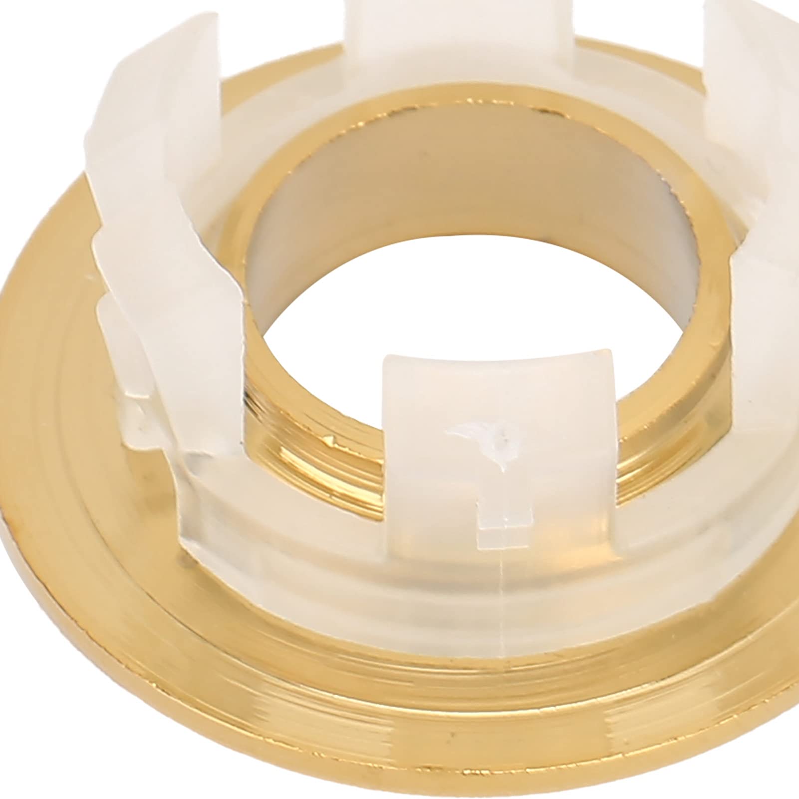 Tapa de desbordamiento para fregadero latón circular - Anillo de repuesto inserto lavabo cocina