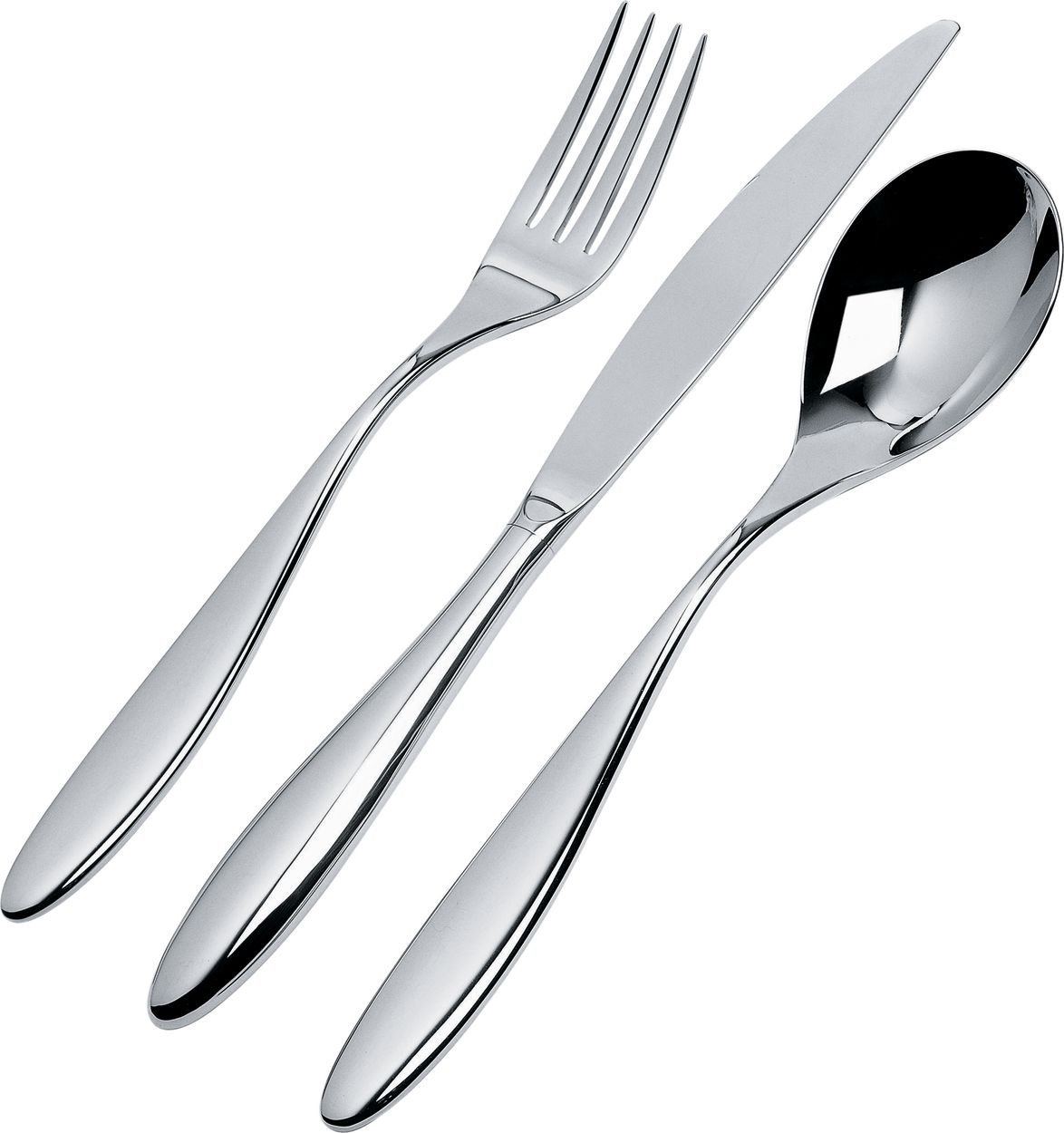 Servizio di Posate per 6 Persone ALESSI Mami SG38S18 in Acciaio Inox 18/10 - 18 Pezzi