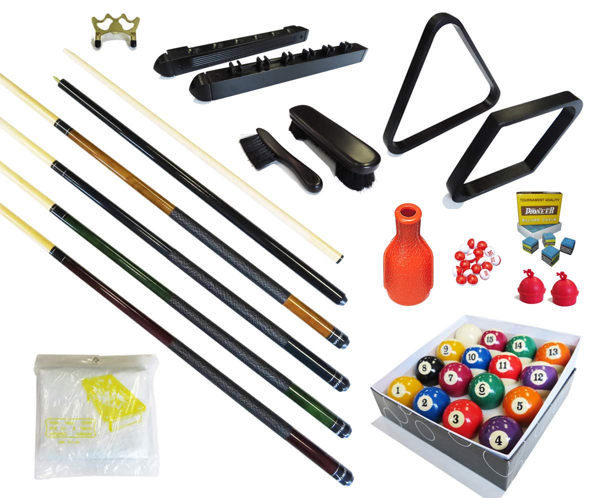 Snapklik.com : Pool Table - Premium Billiard 32 Pieces Accessory Kit ...