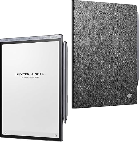 iFLYTEK AINOTE Air 2 �d�q�m�[�g&�u���b�N�ی�P�[�X ���������N���� �|�� ChatGPT�A�g E-Ink �r�W�l�X ��c �w�K