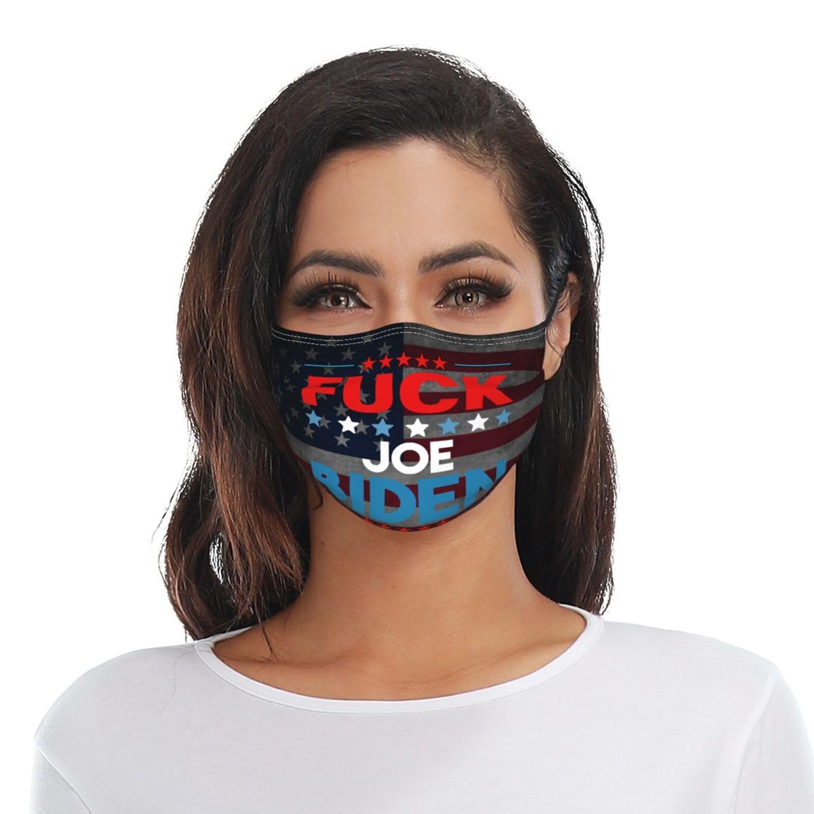 Fuck Joe Biden Adult Dust Mask Adjustable Dust Face with 2 Filter9052