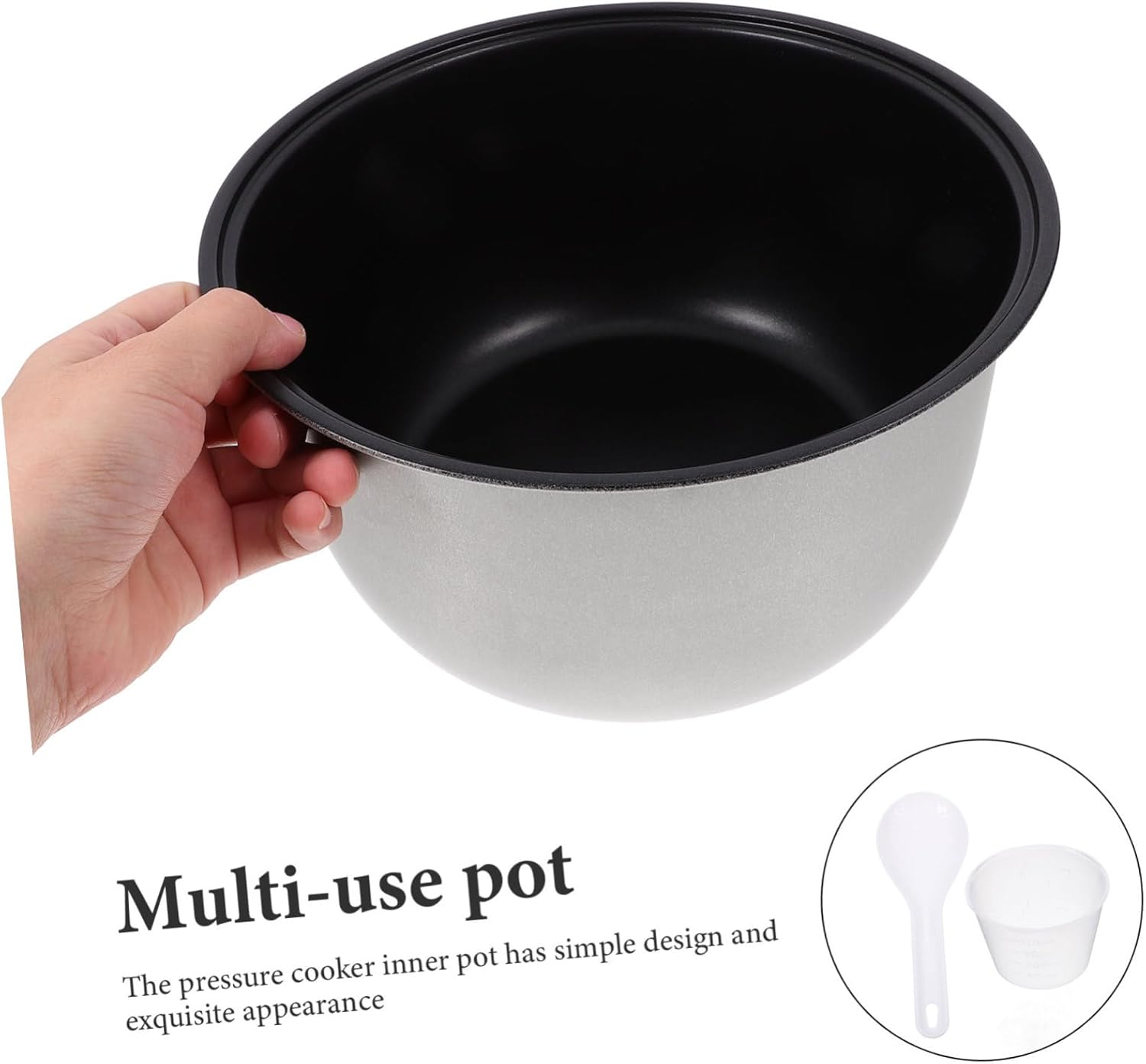 Ciieeo Metal Pressure Cooker Pot Cooker Replacement Supply for Rice Soup Easy to Use