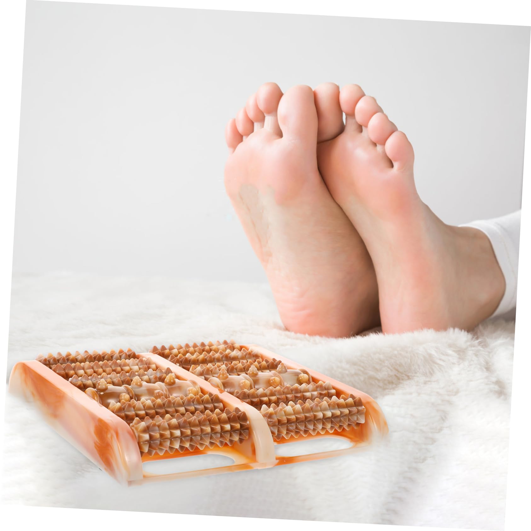 KOMBIUDA Masajeador De Pies Práctico De Rodillos De Masaje y Relajante Para Pies Cansados y Doloridos
