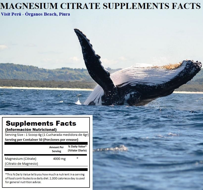 Miniatura 7 de Alkaline Care  Suplemento en polvo de citrato de magnesio, antiestrés, sin gluten, sin OMG y original sin sabor, apoya el sueño, los músculos, la