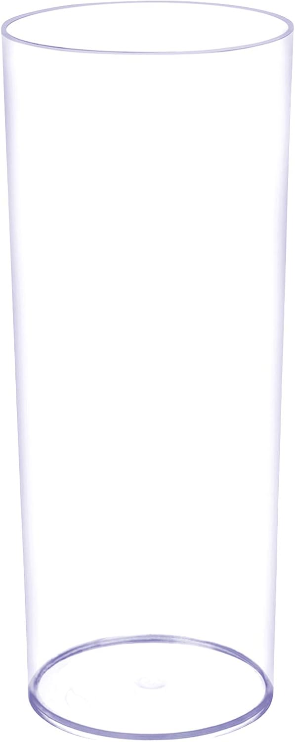 Simply Elegant Acrylic Flower Vase Cylinder Centerpiece