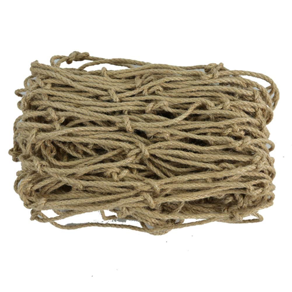 Genrics Kindersicherheitsnetz Aus Jute – 2x4 M, 6 Mm Stärke, Für Balkon, Treppen & Dekoration