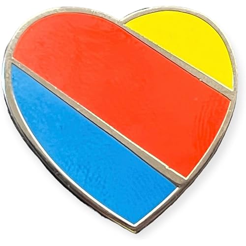 SOUTHWEST AIRLINES LAPEL TACK PIN CLASSIC LOGO GIFT COLLECTIBLE 25mm x 23mm