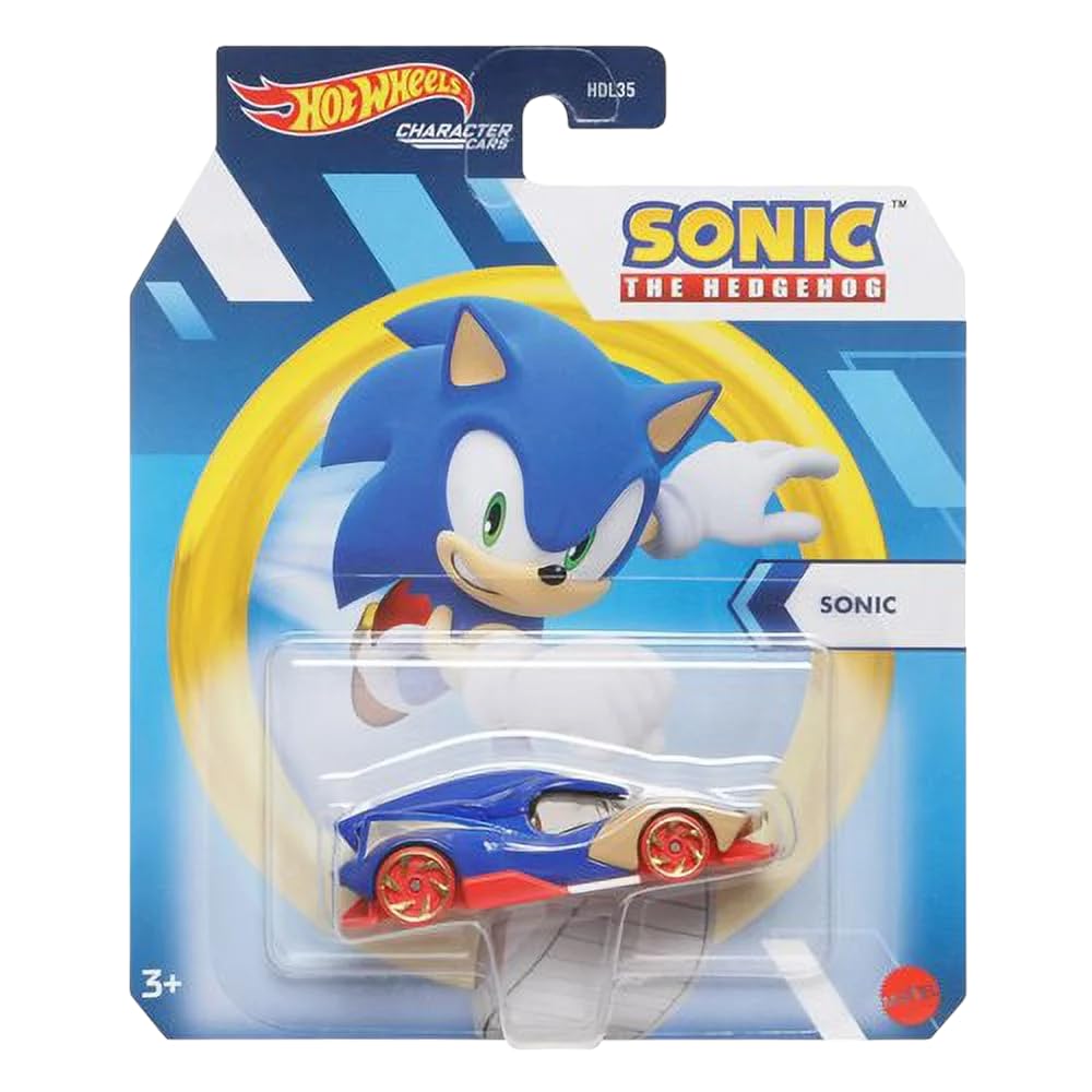 り*り様 ホットウィール ソニック　バイク　セガ Hot Wheels Sonic The Hedgehod Character Cars Set of 2 Diecast