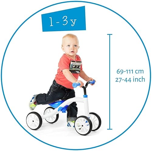 Miniatura 6 de cuadriciclo Grow-with-Me Chillafish Quadie, 4 ruedas, 16 pulgadas, Lime