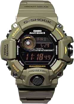 希少美品 G-SHOCKレンジマン カーキ GW-9400J Amazon.co.jp: [カシオ]CASIO G SHOCK 海外モデル タフソーラー
