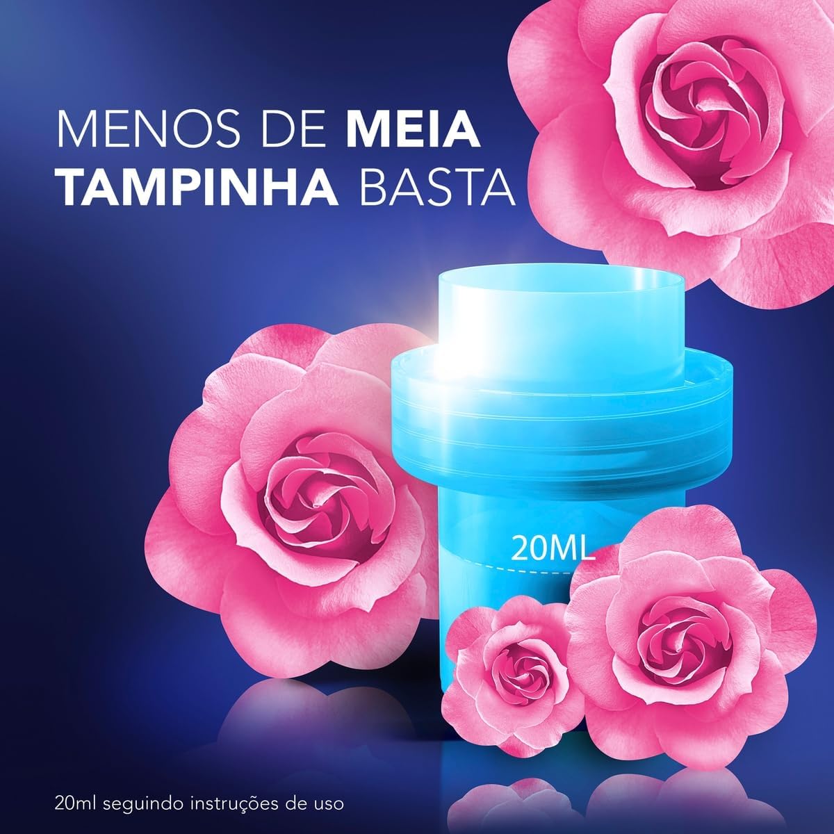 Imagem em 3D com fundo gradiente em tons de azul. Imagem em 3D com fundo gradiente em tons de azul.