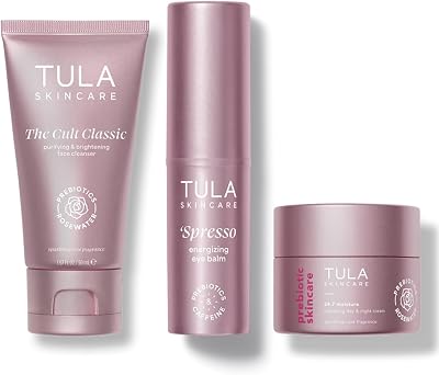 TULA The Cult Classic Luminous Purifying Gel Face Cleanser | Prebiotics, antioxidants & rosewater purify your skin's microbiome to wash away buildup & reveal an illuminating rosy glow.