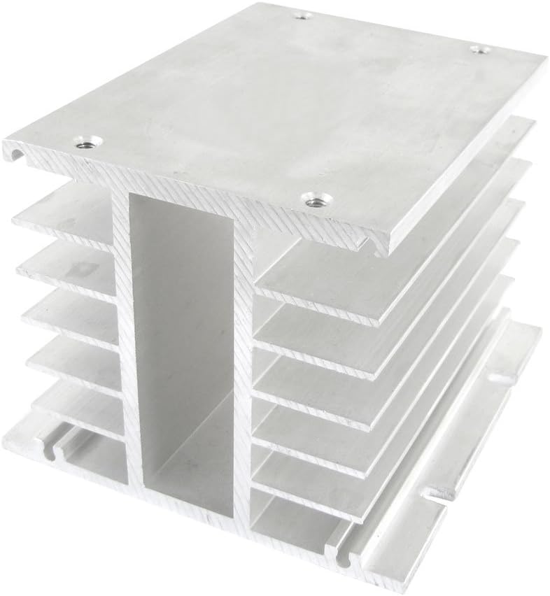 Aexit Aluminum Heat Control electrical Sink for Three Phase Solid State Relay SSR Heat Dissipation