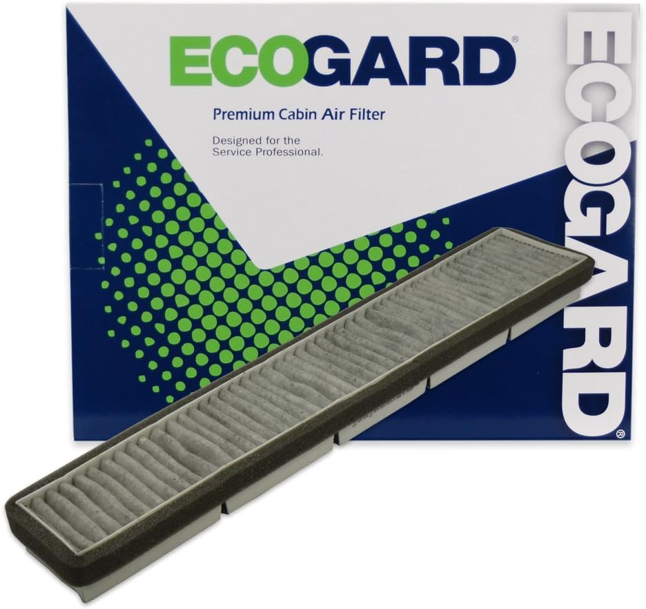 ECOGARD XC25447C Premium Cabin Air Filter with Activated Carbon Odor Eliminator Fits Nissan Quest 1998-2002 | Mercury Villager 1998-2002