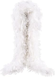 Chandelle Feather Boa 19 Color-38g/55g100g 2Yard Dancing Wedding Party Halloween Costume Decoration Feathers boa - Buy now