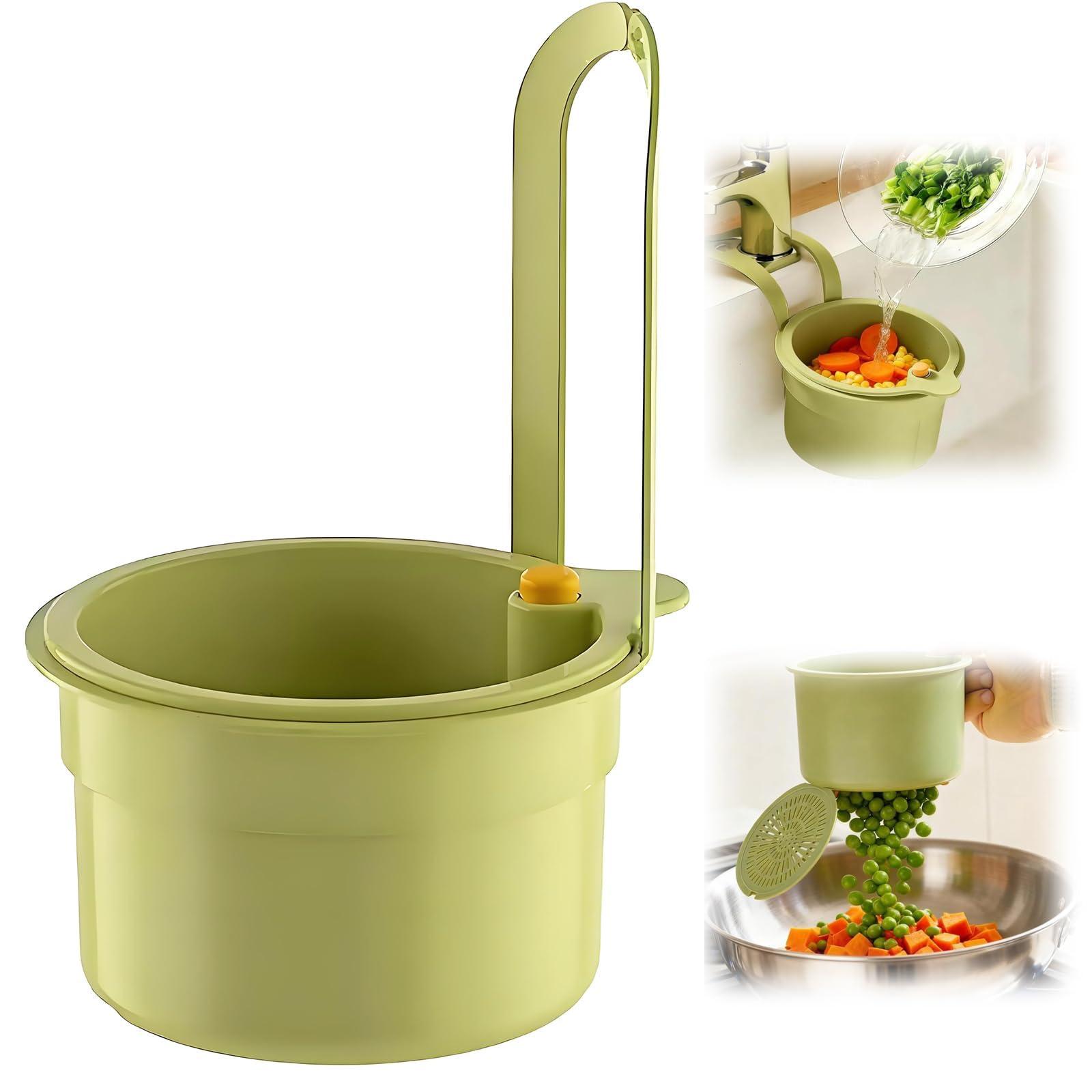 Adjustable Sink Strainer Basket, Food Strainers and Colanders