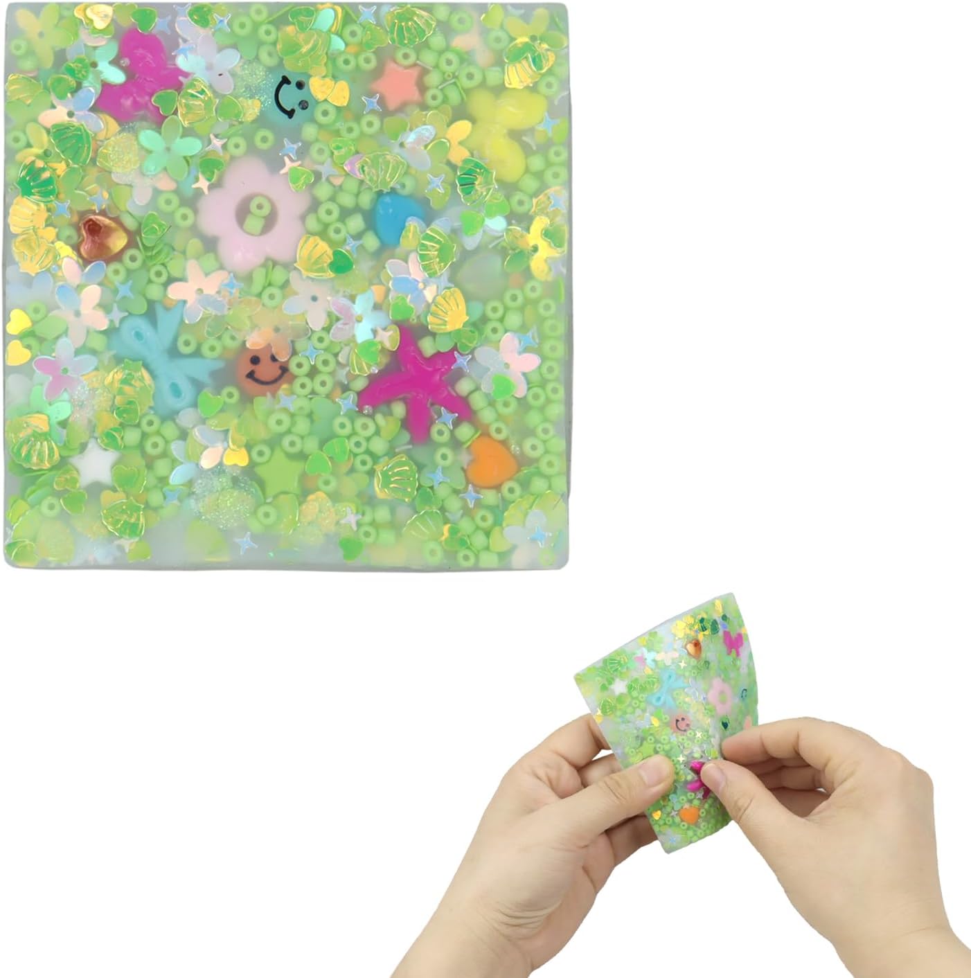 2 Pack Silicone Picking Pads - Fidget Sensory Toys for Adults, Stress Relief and Focus