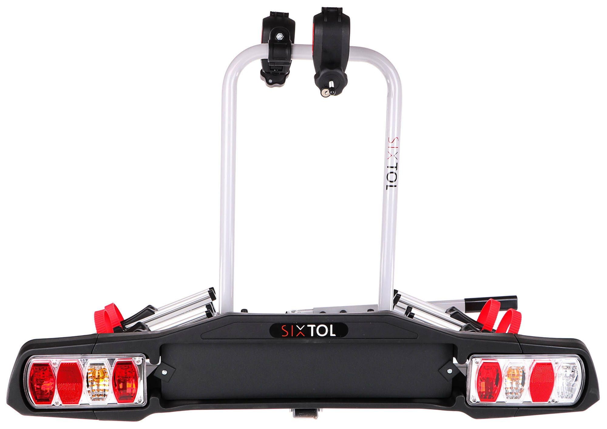 Bike 2 | Portabicicletas para Enganche de Remolque | para 2 Bicicletas | Plegable con Cerradura, 13 Polos | Capacidad de Carga de 30 kg