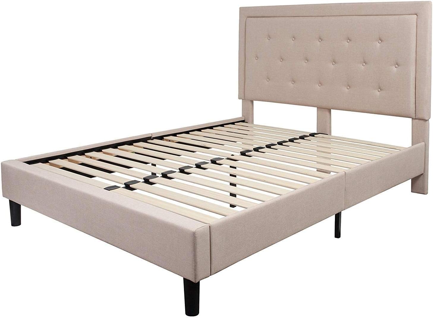 Upholstered Platform Bed Frame