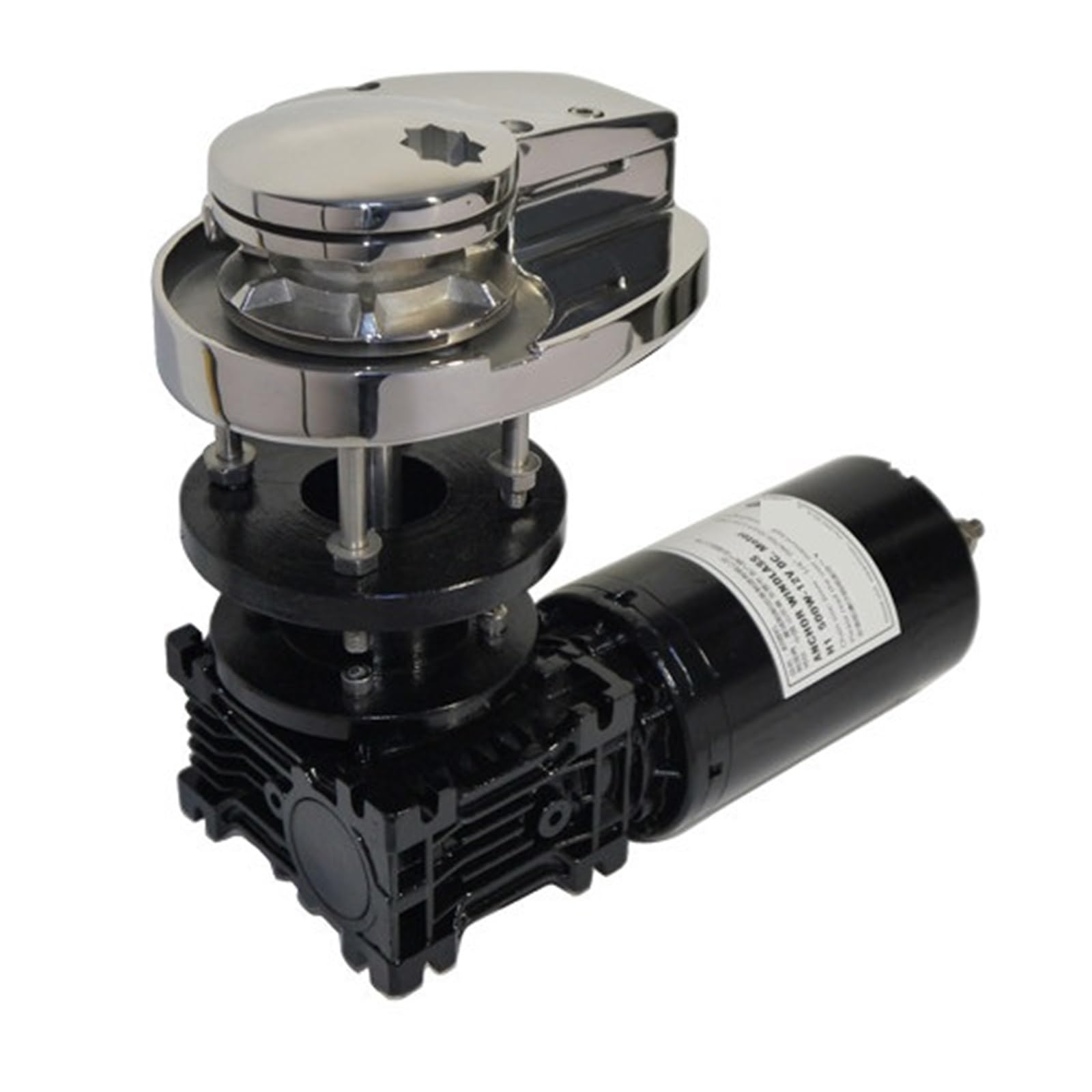 Treuil d'ancre électrique Guindeau d'ancre Vertical électrique hydraulique en Acier Inoxydable(1200W 8mm)