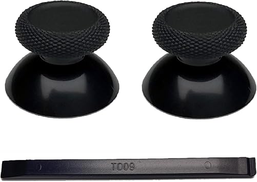 2PCS Black Replacement Thumbsticks for Meta Quest 3, Quest 3S Controller, Analog Thumb Sticks for Oculus Quest 2, for Quest Pro - High Precision Design, Durable Material, Tools Included