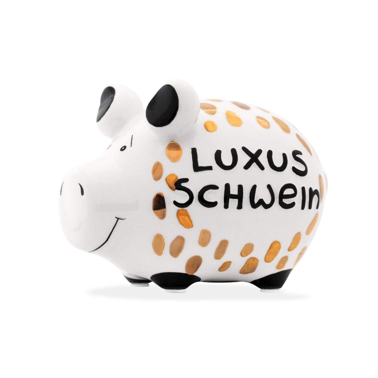 Magnet Porte-bonheur Cochon En Porcelaine KCG - Rouge - 3,5 X 4,5 Cm - Neuf