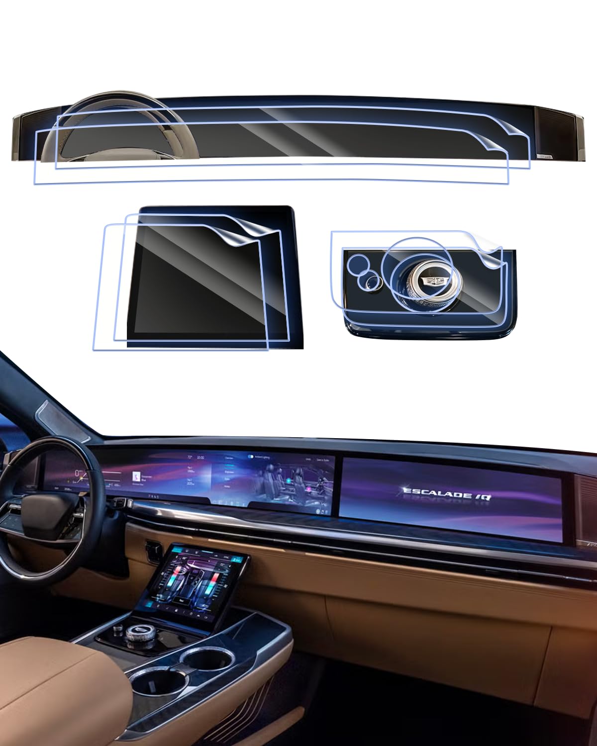 Photo 1 of EUEKY Screen Protector for 2025-2026 Cadillac Escalade 55" Display