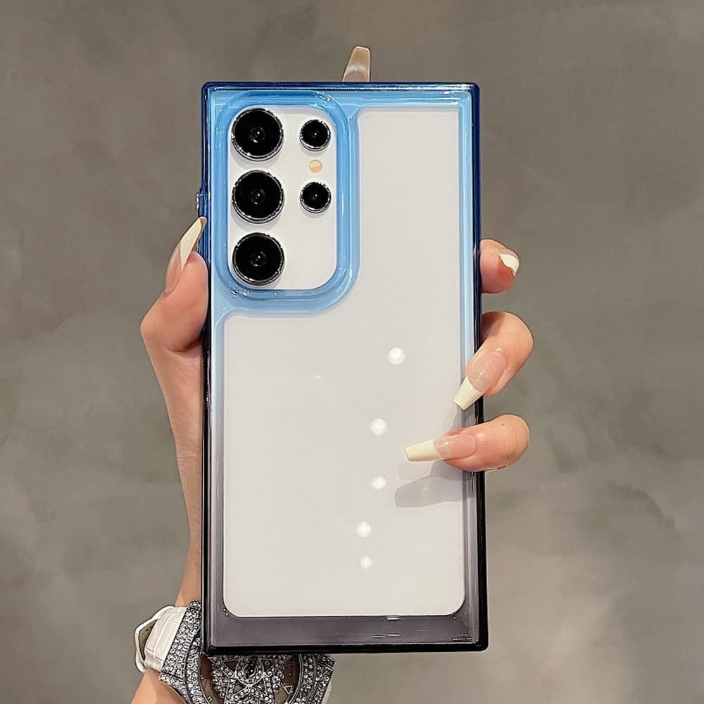 Coque Samsung S24 Plus antichoc rigide transparente bleu dégradé - 8