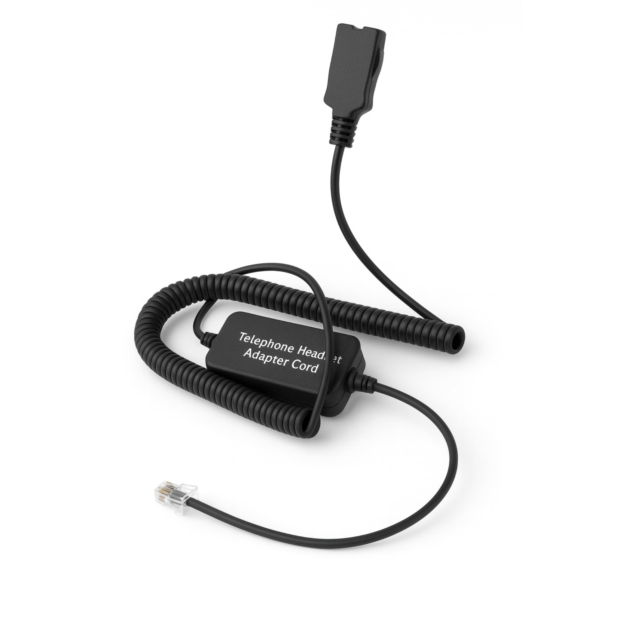 Global Teck Worldwide Headset Smart Cord 1200GN (4ft) for Jabra, Liberation, GN Netcom | QD to RJ9 with Quick Disconnect | Compatible with Mitel, Cisco, Yealink, NEC, Aastra, Nortel, Shortel, Allworx