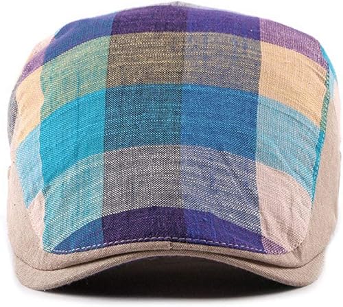 Miniatura 3 de Gorra plana para hombre, boina, gorra de hiedra cabbie, gorra ajustable de Gatsby, gorra de conducción y caza