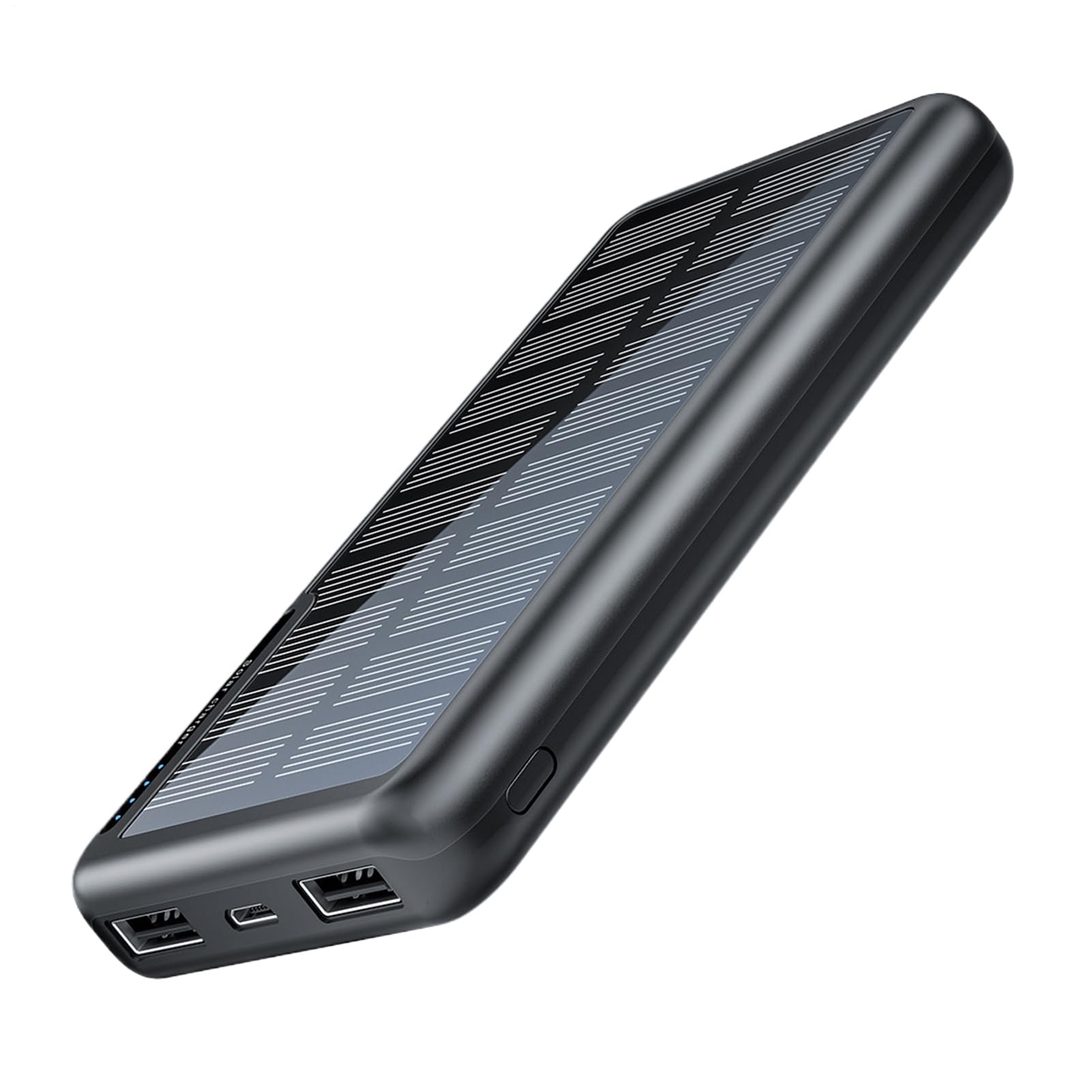 Power Bank Solare Power Bank da Sopravvivenza | Power bank solare con USB per Escursionismo, Campeggio, Trekking, Viaggi, Festival,