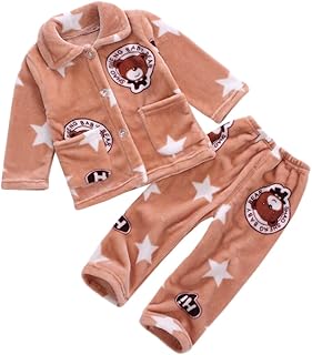 Bebé Ropa de Casa 0-12T Niños Franela Pijama Infantil Homewear Niña Ropa de Dormir Calentar Invierno Niño Camisones