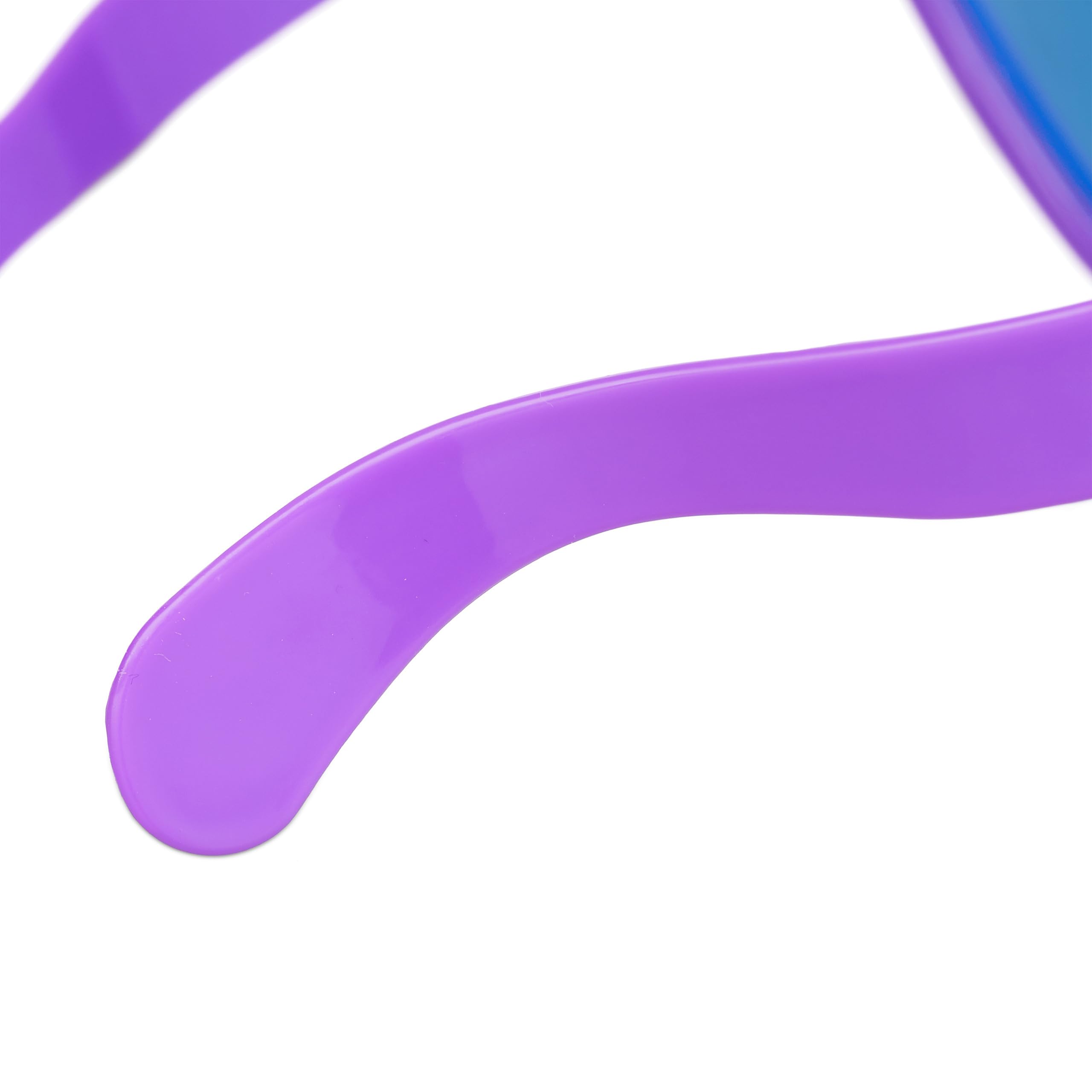 Relaxdays Niebieskie okulary imprezowe XXL do przebrania, karnawałowe, małe gwiazdki, 25 cm szerokości, z tworzywa sztucznego, różne kolory