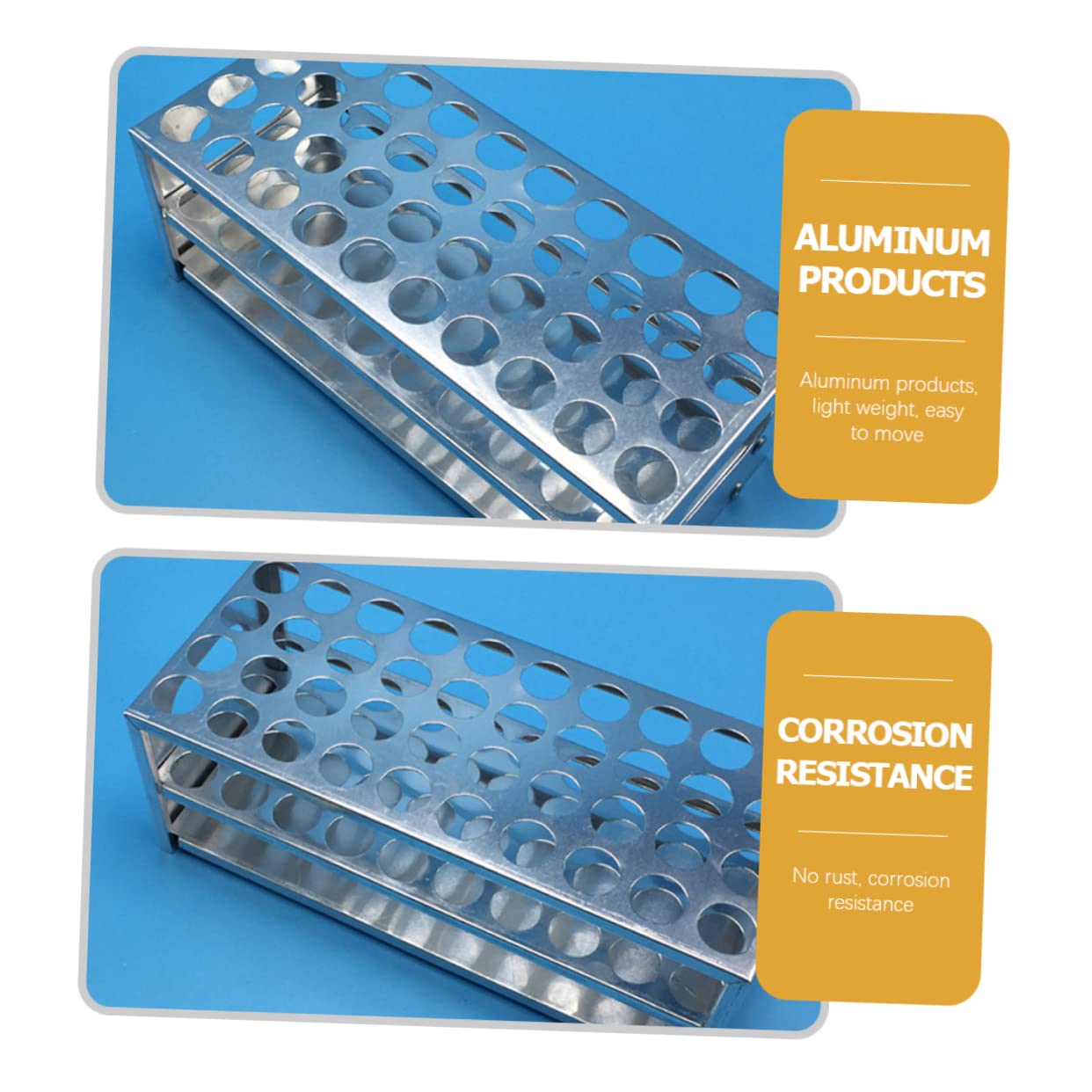 ULTECHNOVO 2piezas Soporte De Tubos De De De Rejilla De Almacenamiento Para Ligera y Práctica Para Investigación Científica y Académico