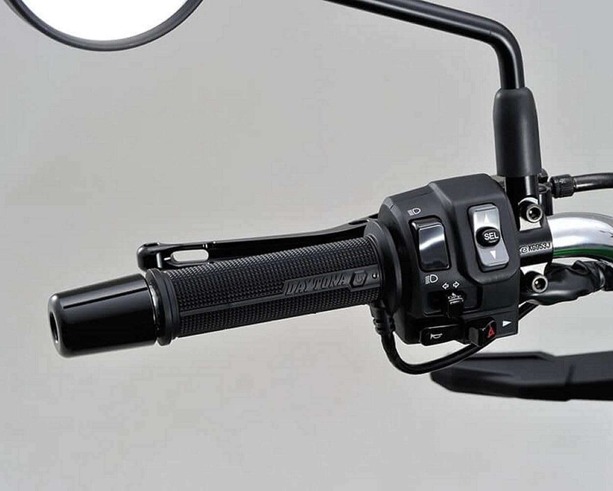 DAYTONA Corp. Heizgriffe mit integriertem Bedienteil (Black)