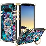 samsung note 9 autohalterung 【Hochwertig Material und Freiheit Kombination】- Sanftes Handgefühl, gesungene Passform für Samsung Samsung Galaxy Note 8, staubdicht und kratzfest, was die anderen Ringhalteretuis übertrifft.Sie können den Ring verwenden oder nicht