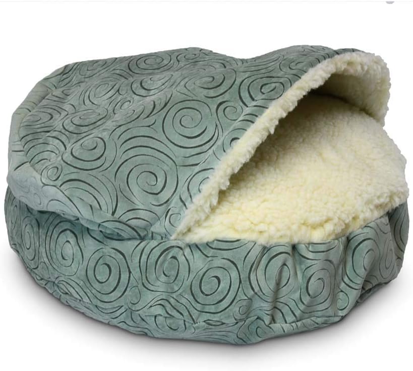 Snoozer Cozy Cave Luxury Hooded Dog Bed Size: Large - 35" L x 35" W