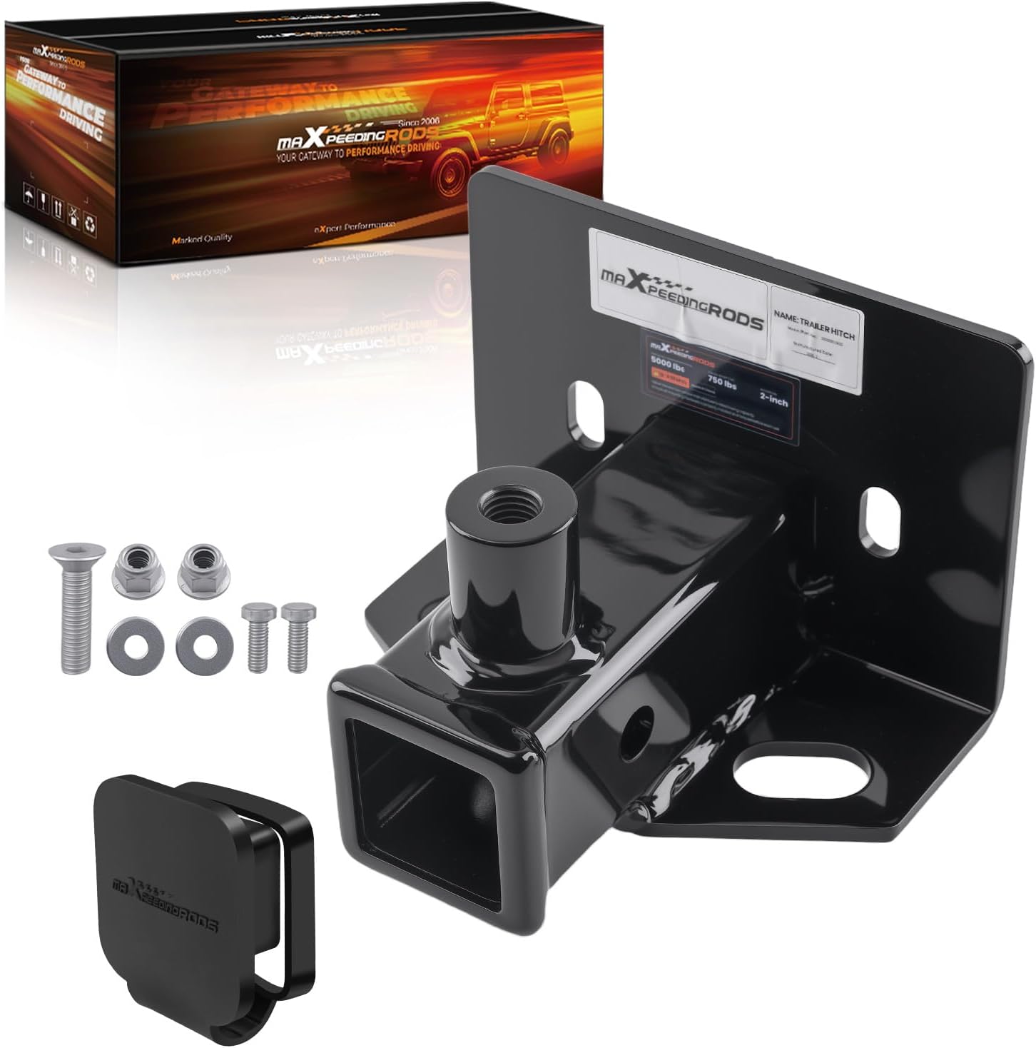 maXpeedingrods Class 3 Trailer Hitch Receiver 2" for Dodge Dakota (2005–2010)