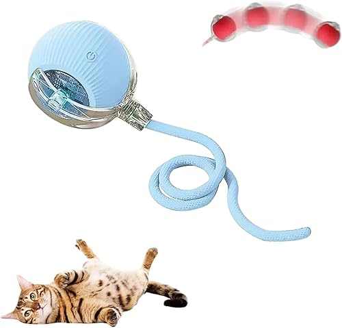 Miniatura 14 de Juguetes interactivos para gatos de interior, pelota de juguete interactiva para mascotas, pelota de juguete para gatos aburridos de interior, bola
