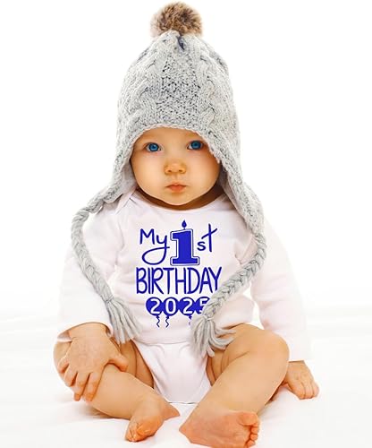 Miniatura 10 de Reaxion Lindo traje hecho a mano para bebé niño My 1st Birthday 2023 ropa de Aidens Corner First Bday Party Bodysuits