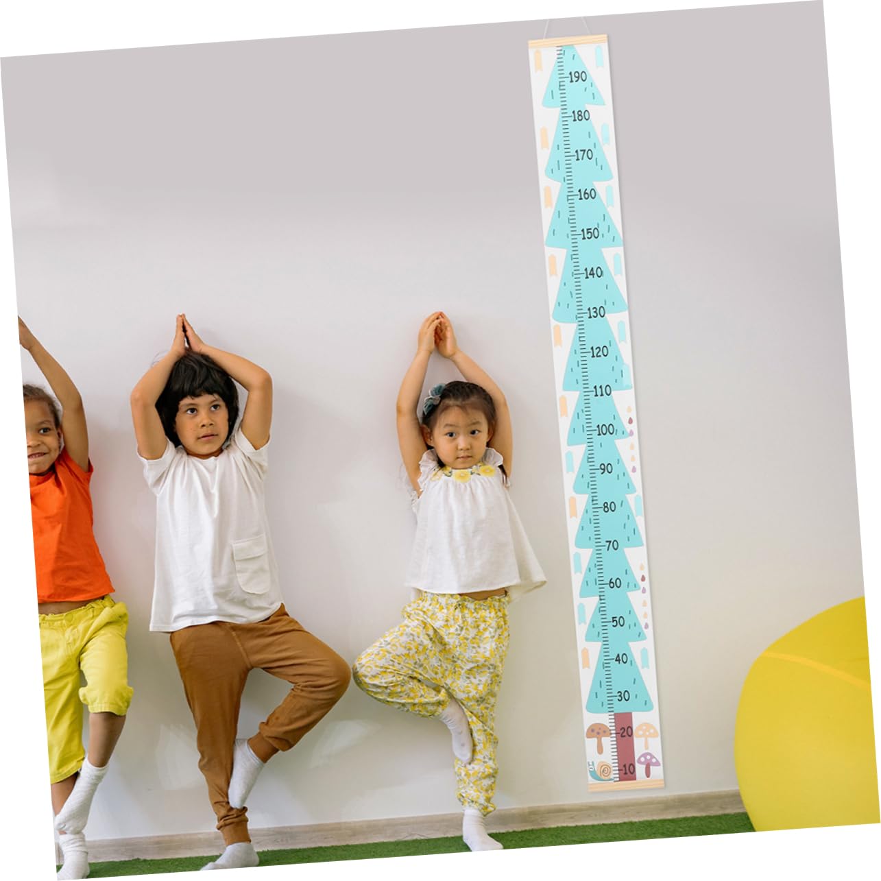 Abaodam 2pcs Boy Girl Growth Chart for Height Measurement Minimalist Wall Decor for Nursery and Playroom Accurate Height Tracker for Boy Girl Christmas Tree Design