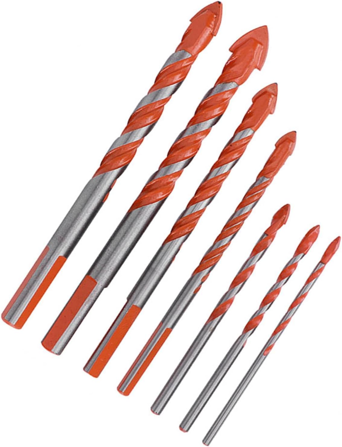 B12.7×200BP コンクリートドリル 振動用ドリルビット Bタイプ ユニカ SK材 刃先径12.7mmシャンク径10mm全長200mm -  【通販モノタロウ】 Mavaol ドリルビットセット 高速度鋼 スパイラル U 溝 三角シャンク ノンスリップ ドリル ビット セット ガラス セラミッ