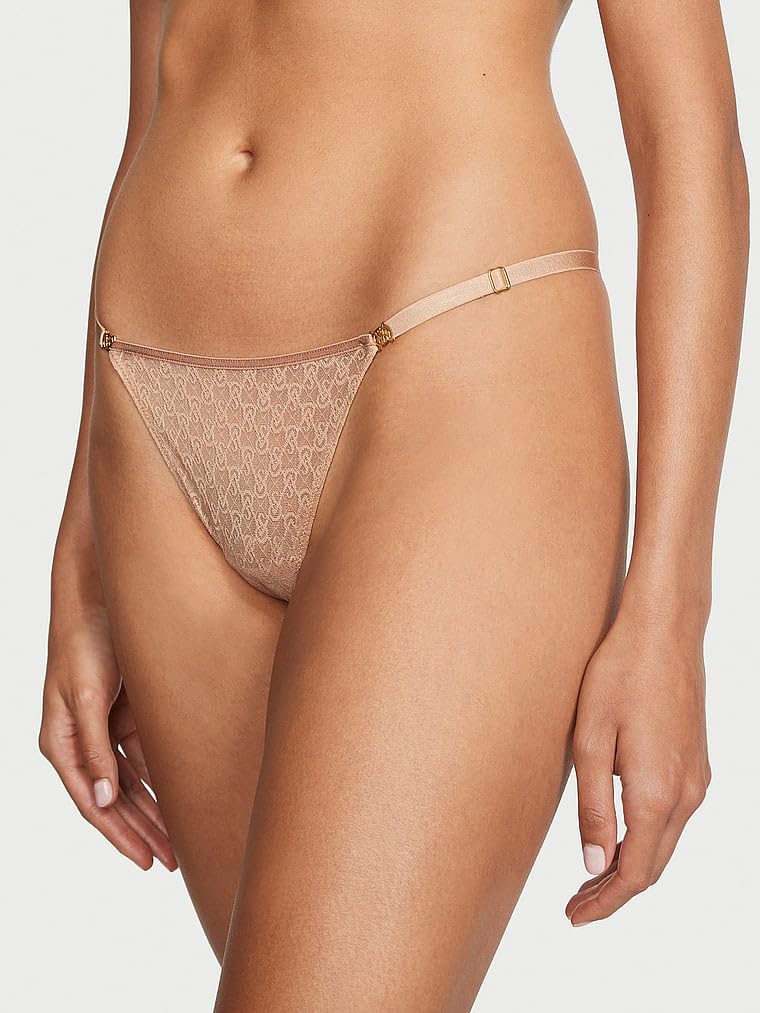 Victoria's Secret Tanga de encaje muy sexy para mujer, bragas para mujer (XS-XXL)