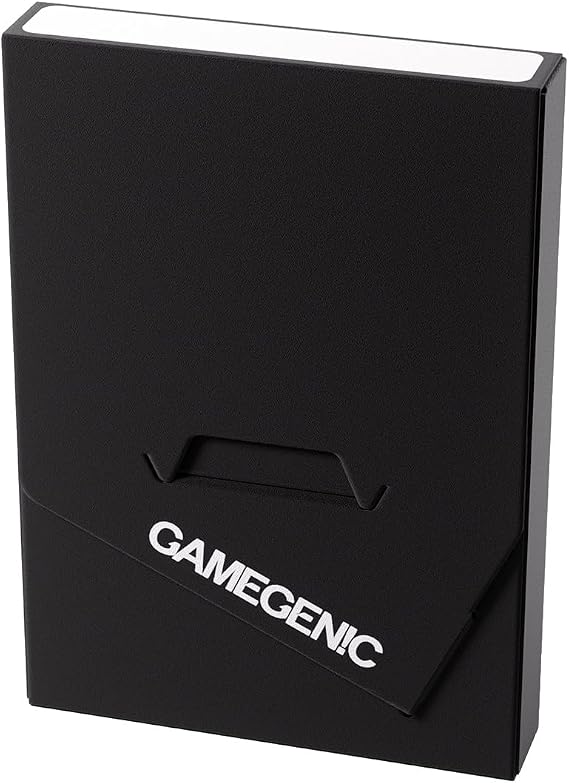 Gamegenic Cube Pocket 15+ Deck Box - Slim Card Holder for Cube Drafting and Card Protection, Modular System Perfect for TCGs, LCGs, Board Games and RPGs, Black Color, Made
