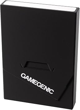 Gamegenic Cube Pocket 15+ Deck Box - Slim Card Holder for Cube Drafting and Card Protection, Modular System Perfect for TCGs, LCGs, Board Games and RPGs, Black Color, Made