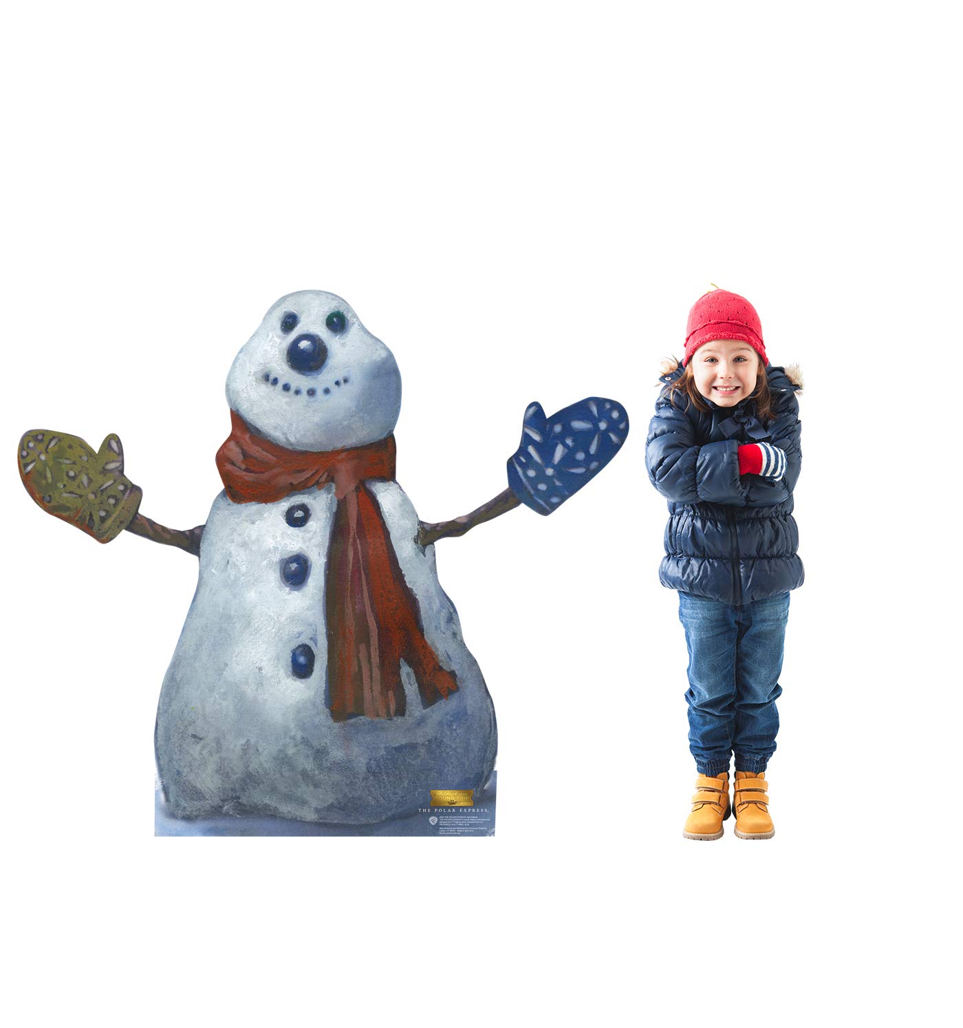 Amazon.co.jp: Cardboard People Polar Express 雪だるま 等身大の