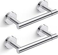 Vista 13 de FORIOUS Toilet Paper Holder Wall Mount, Stainless Steel Rustproof Double Post Pivoting Tissue Roll Holder for Bathroom, Commercial Toilet Paper