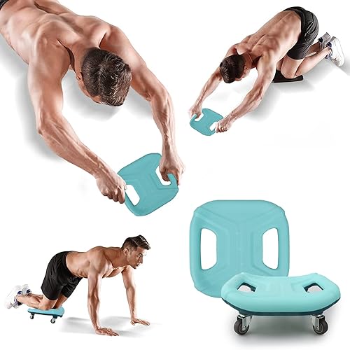 Miniatura 7 de Core Coaster - Equipo de máquina de entrenamiento de abdominales abdominales, ejercicio de rueda abdominal para gimnasio en casa, entrenador de