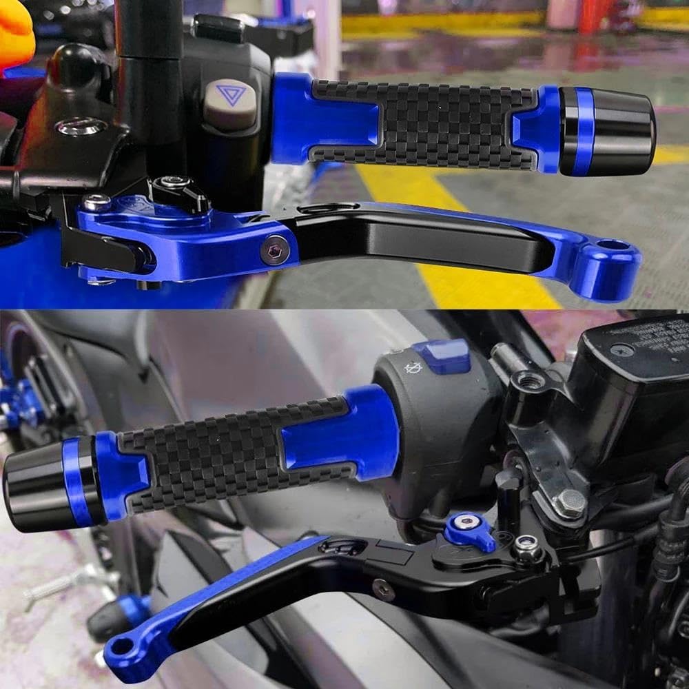 Kupplung Für Yamaha XJ900 S Diversion 1995-2003 Motorrad Brems- und Kupplungshebel Lenkergriffe(Gray2)